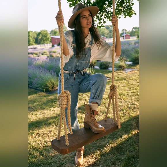 NWOB Free People Santa Fe Combat Boot in floral ecru - Picture 13 of 13